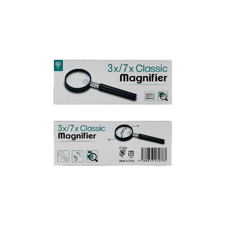 Acrylic Magnifier Magnifying Glass 2" 50mm 3X 7X 8750A