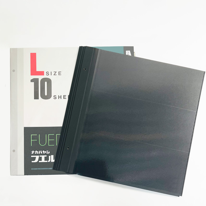 NCL L-Size Self-Adhesive Album Refill Black