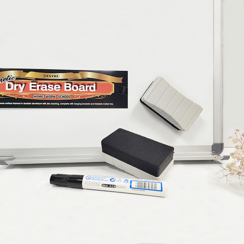Magnetic white board eraser