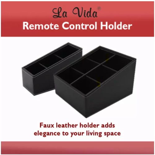 La Vida Faux Leather Remote Control Holder