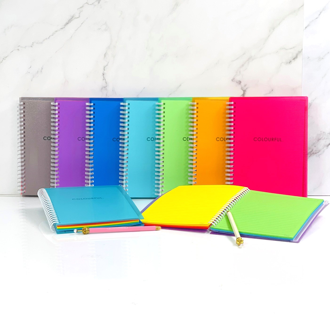 Palette Coloured Paper Notebook A5